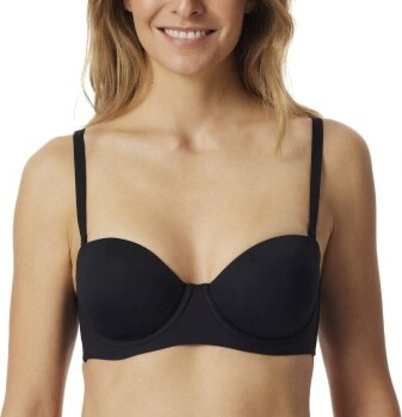 BH Bandeau Bra Svart B 80 Dame