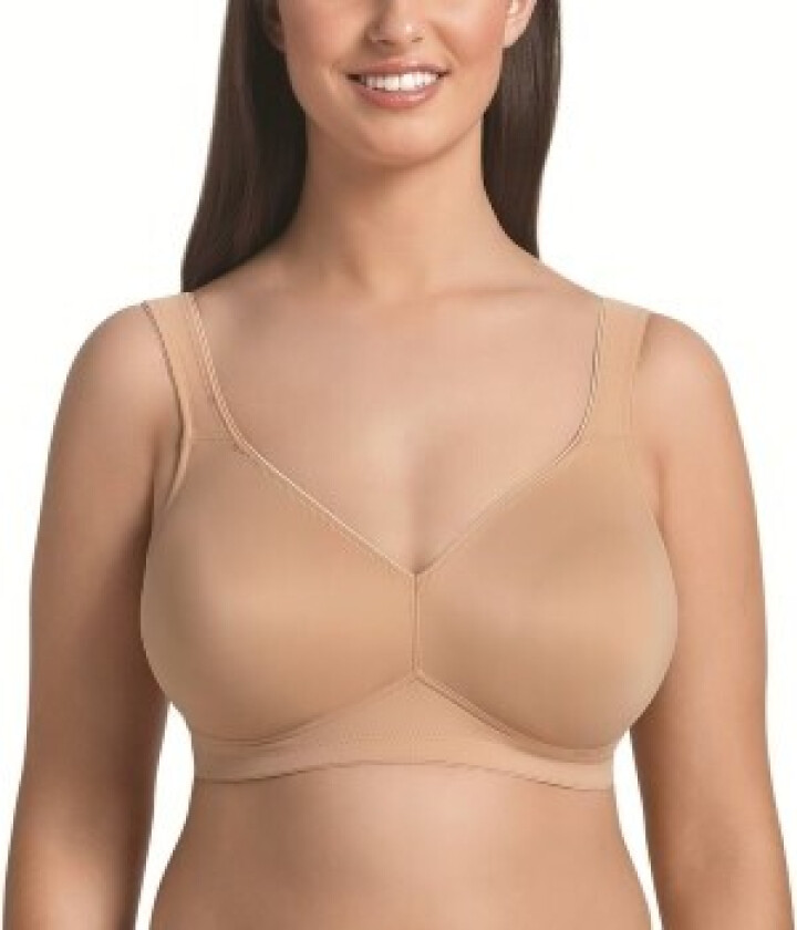 BH Twin Seamless Soft Bra Beige C 110 Dame