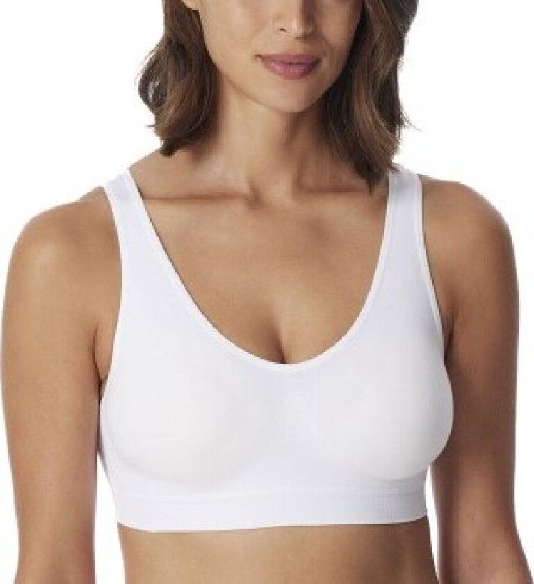 BH Bustier Removable Pads Bra Hvit polyamid 3XL Dame