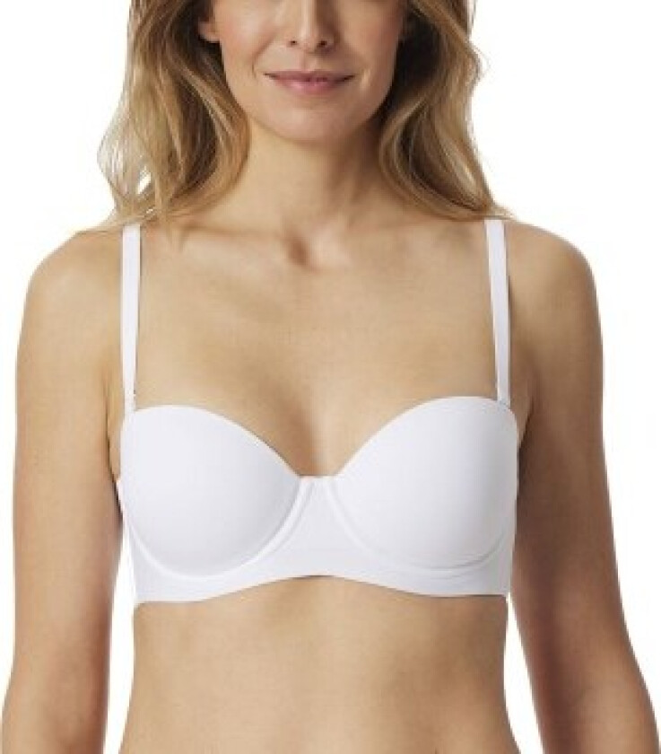 BH Bandeau Bra Hvit B 80 Dame