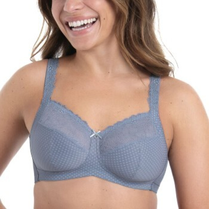 BH Eloise Soft Bra Blå nylon F 80 Dame