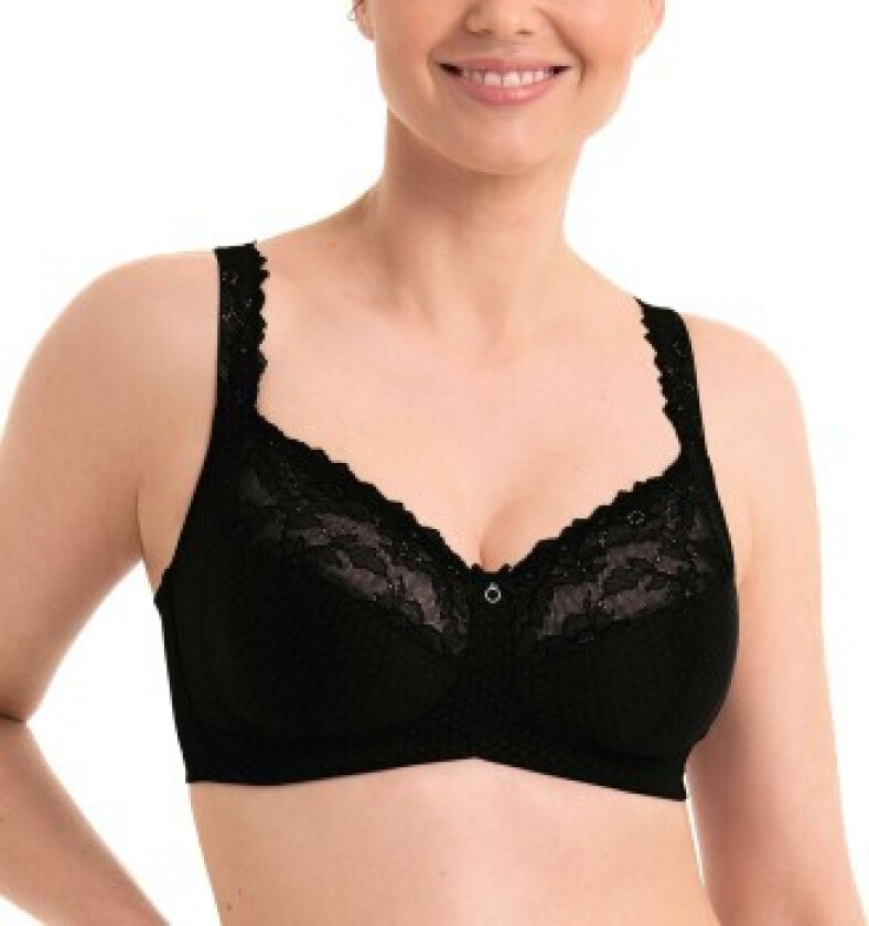 BH Eloise Soft Bra Svart nylon B 105 Dame