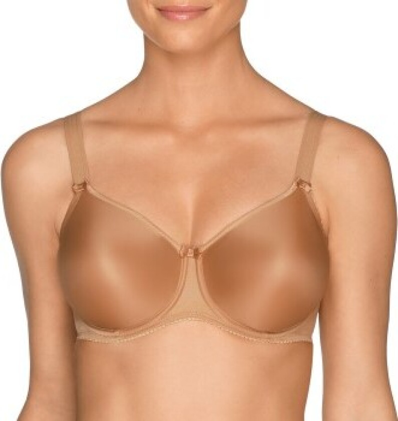 BH Satin Seamless Non Padded Bra Beige G 90 Dame