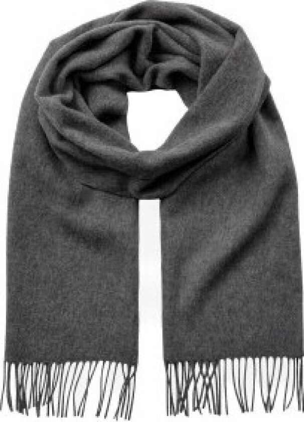 Wool Scarf Grå ull One Size Herre