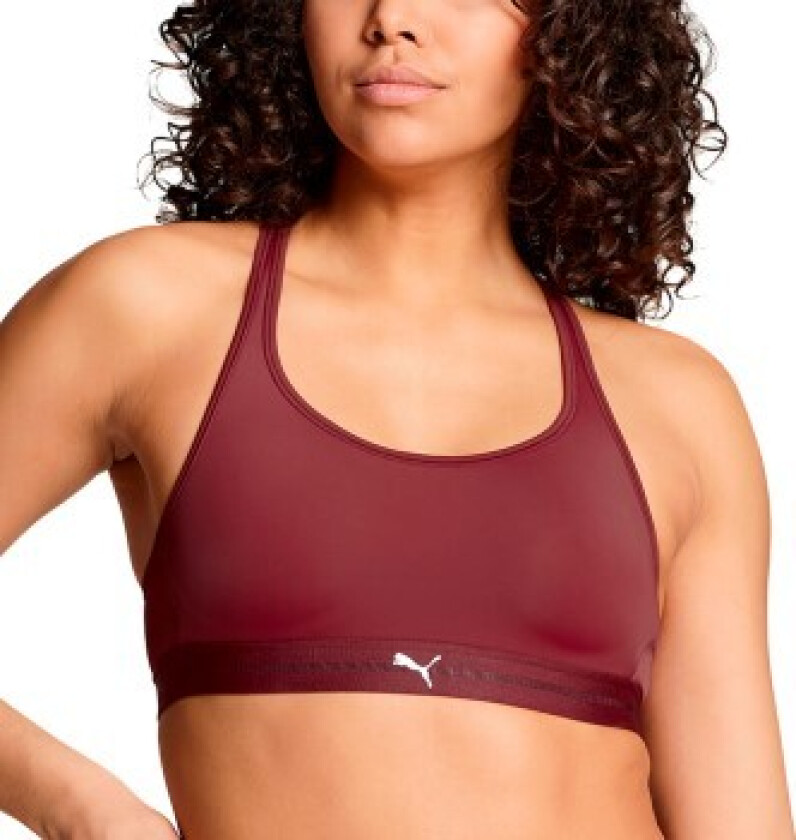 BH Crossback Padded Sporty Top Mørkrød polyamid X-Small Dame