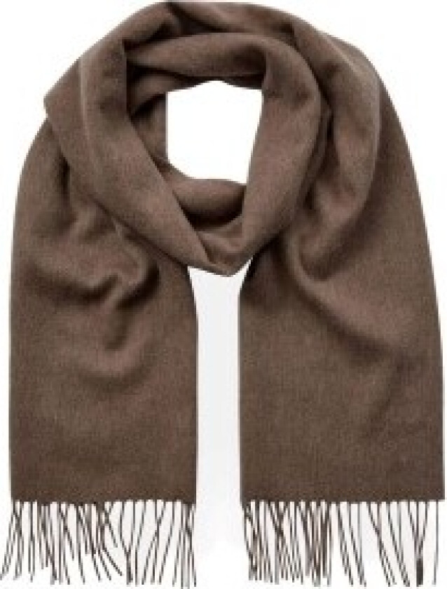 Wool Scarf Sand ull One Size Herre