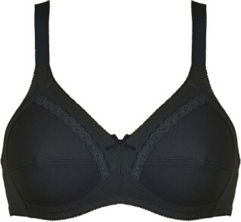 BH Cotton Soft Bra Svart bomull A 100 Dame