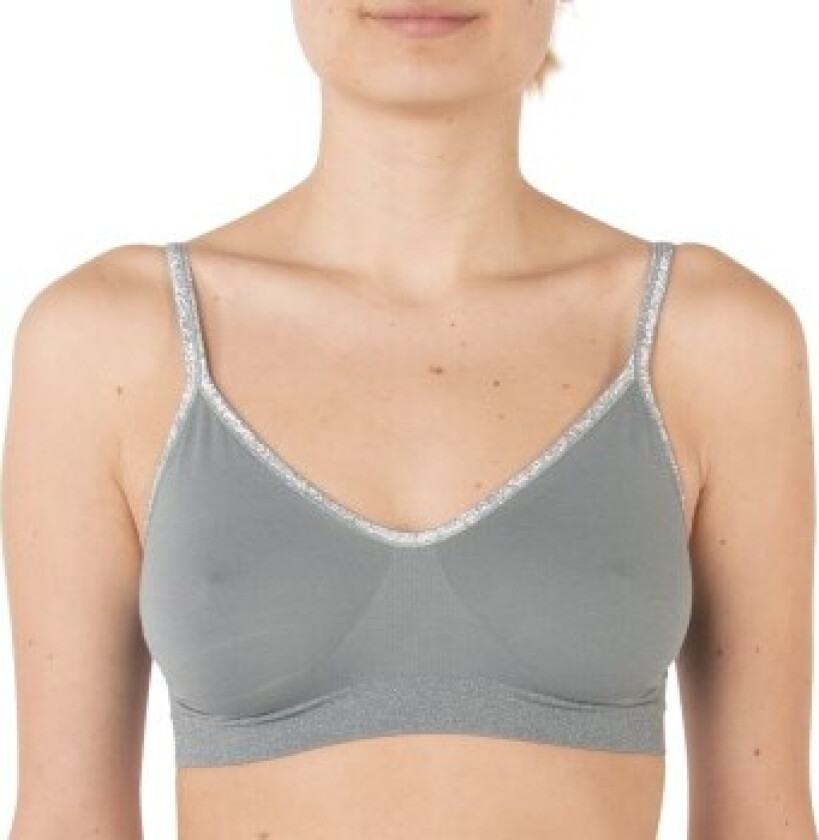 BH Lucia Glitter Bra Top Mørk Turkis polyamid Small Dame