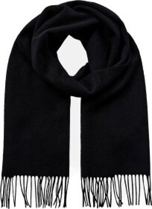 Wool Scarf Svart ull One Size Herre
