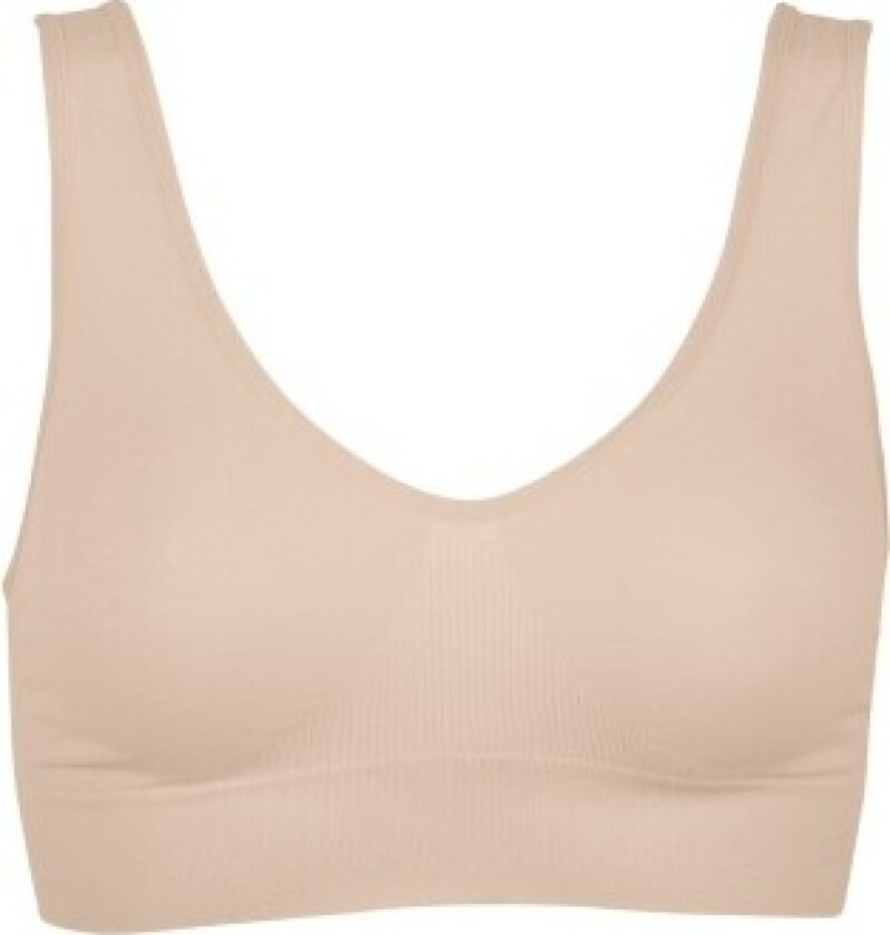 BH Lucia Bamboo Bra Top Wide Strap Beige Small Dame