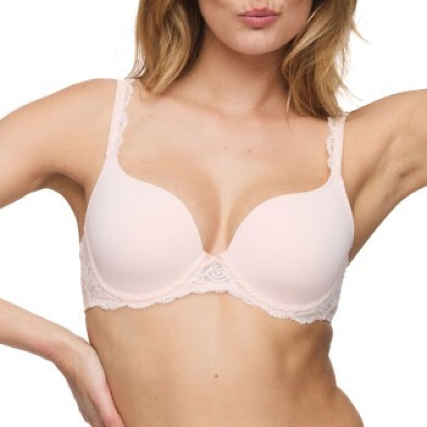 BH Cyrile Padded Bra Heartshape Lysrosa C 90 Dame
