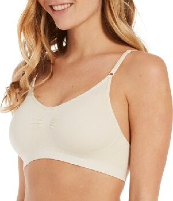 BH Comfort Bra Spaghetti Straps Bamboo Krem Medium Dame
