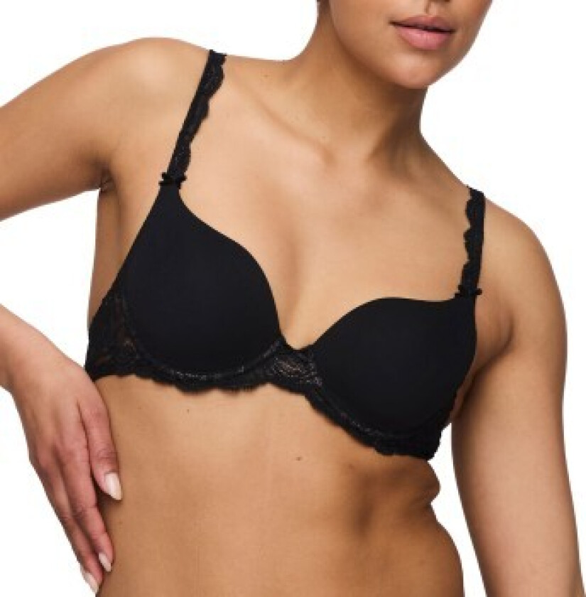 BH Cyrile Padded Bra Heartshape Svart A 70 Dame