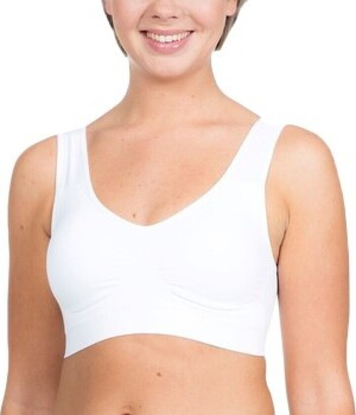 BH Comfort Bra Hvit nylon Medium Dame