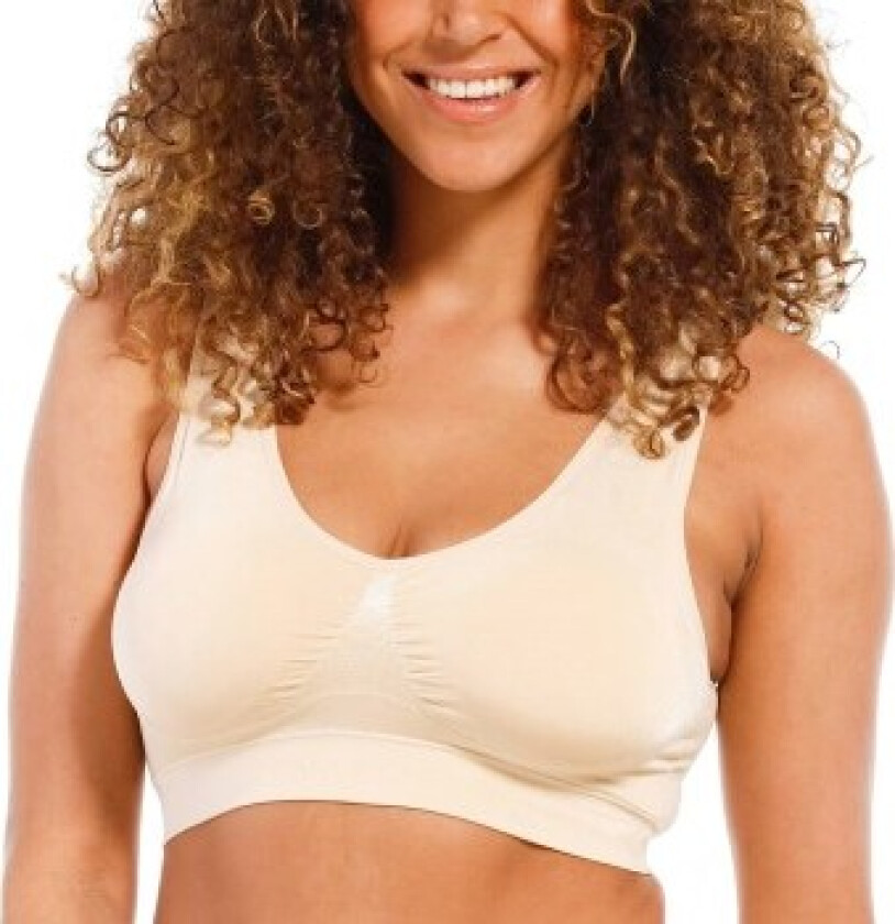 BH Comfort Bra Beige nylon Medium Dame