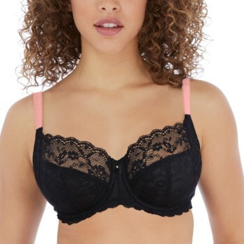 BH Offbeat Undewired Side Support Bra Svart F 65 Dame