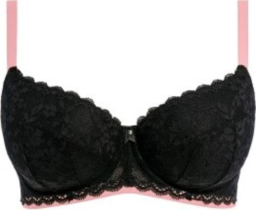 BH Off Beat UW Padded Half Cup Bra Svart I 85 Dame