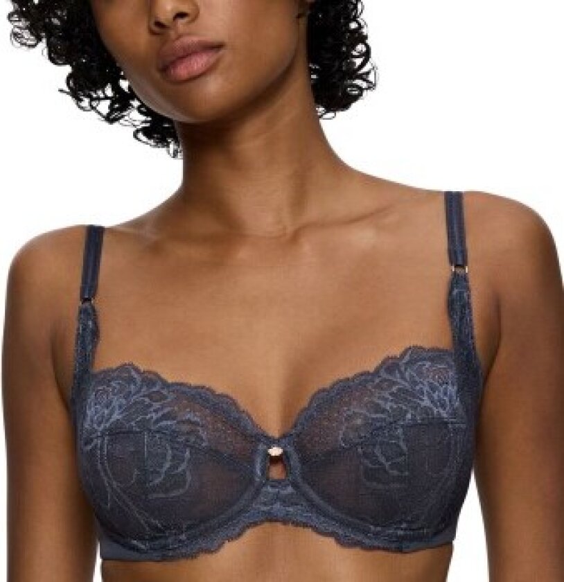 Wild Peony Florale W BH Mørkgrå C 75 Dame