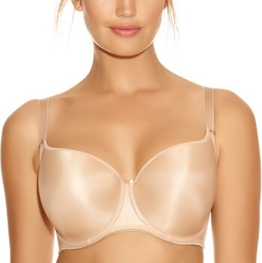 BH Smoothing Moulded T-Shirt Bra Beige E 85 Dame