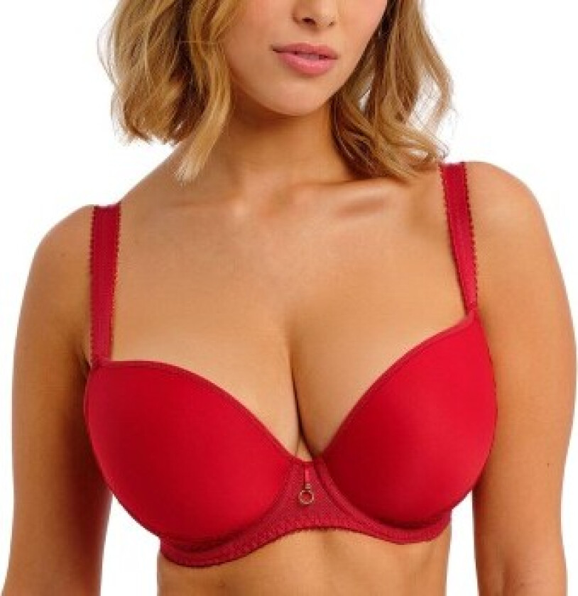 BH Fascinate UW Moulded Plunge T-Shirt Bra Rød E 70 Dame