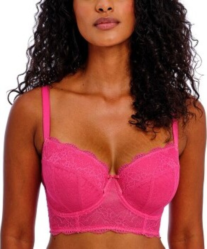 BH Fancies Underwire Longline Bra Sjokk Rosa H 70 Dame
