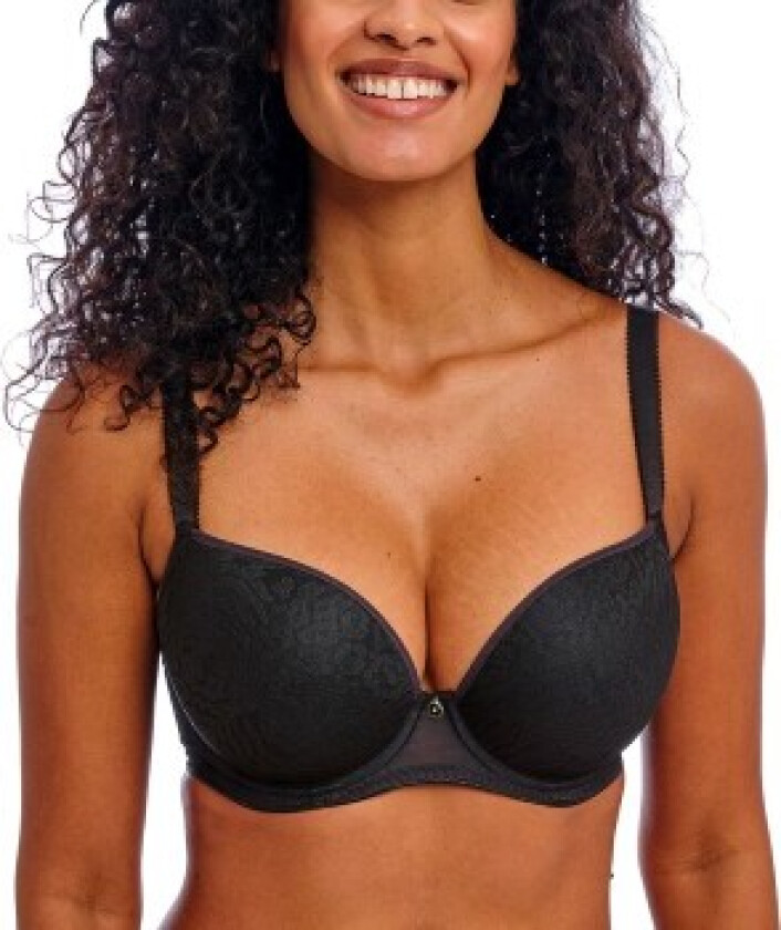BH Love-Haze Moulded Plunge Bra Svart E 70 Dame