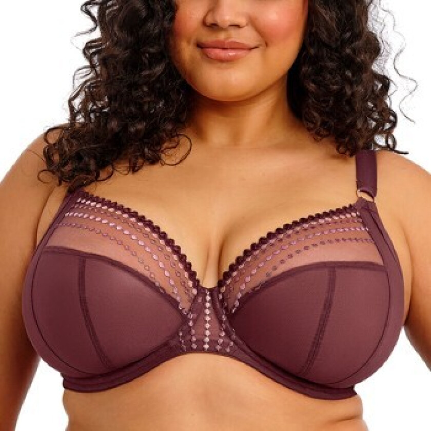 BH Matilda Underwired Plunge Bra Mørkrød O 85 Dame