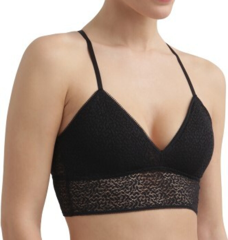 BH Modern Lace Racerback Longline Bralette Svart nylon X-Large Dame