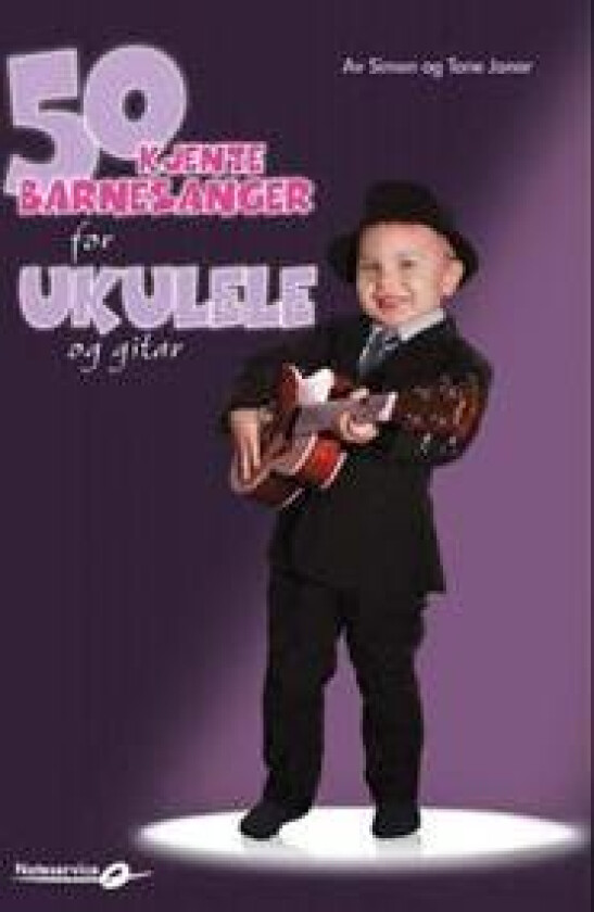 50 kjente barnesanger for ukulele og gitar av Simen Joner, Tone Joner
