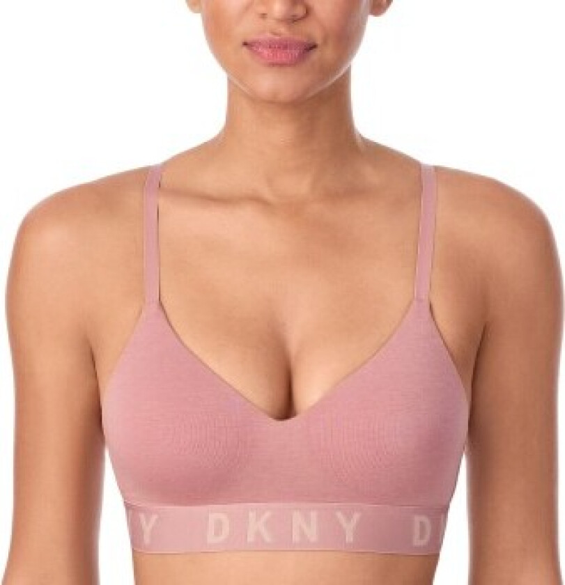BH Cozy Boyfriend Wirefree Push-Up Bra Rosa X-Large Dame