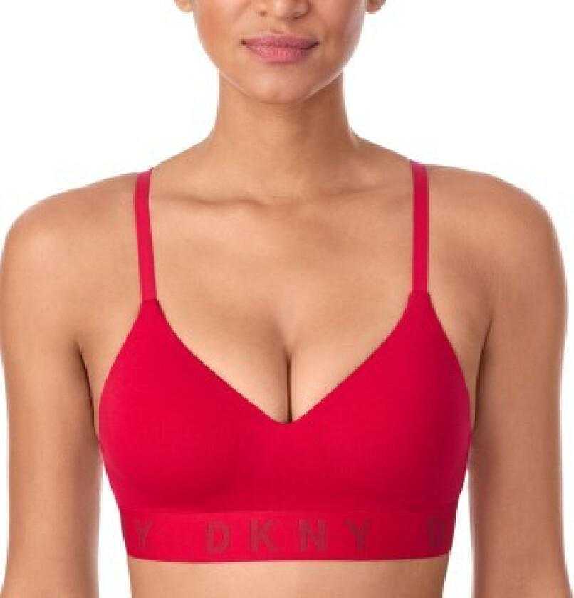 BH Cozy Boyfriend Wirefree Push-Up Bra Rød X-Large Dame