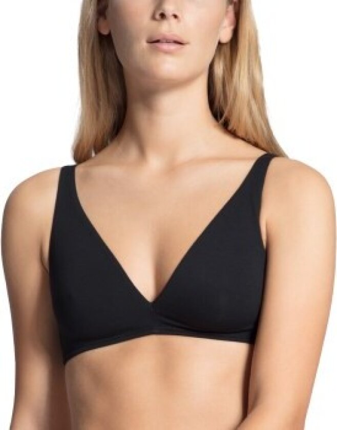 BH Natural Comfort Soft Bra Svart bomull A 85 Dame