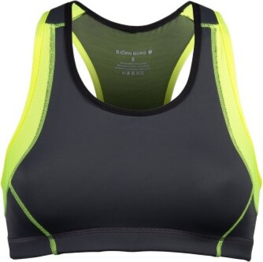 BH Active Sport Top Grå/Gul Small Dame