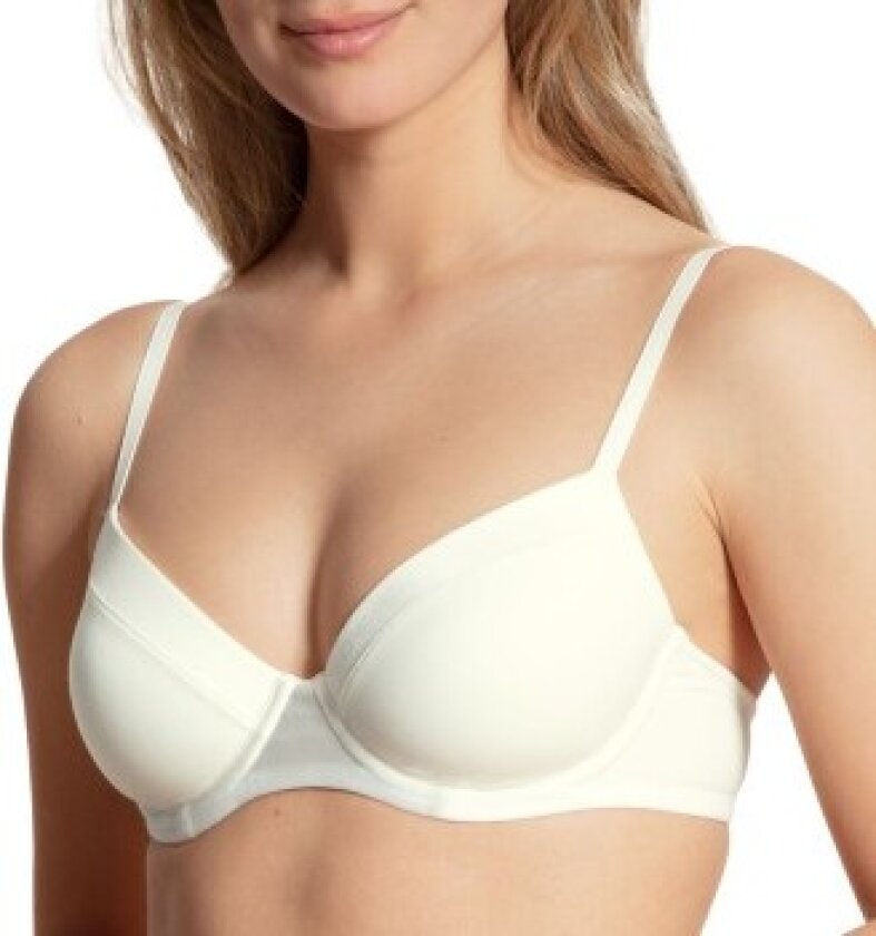 BH Cate Underwire Padded Bra Krem bomull D 80 Dame