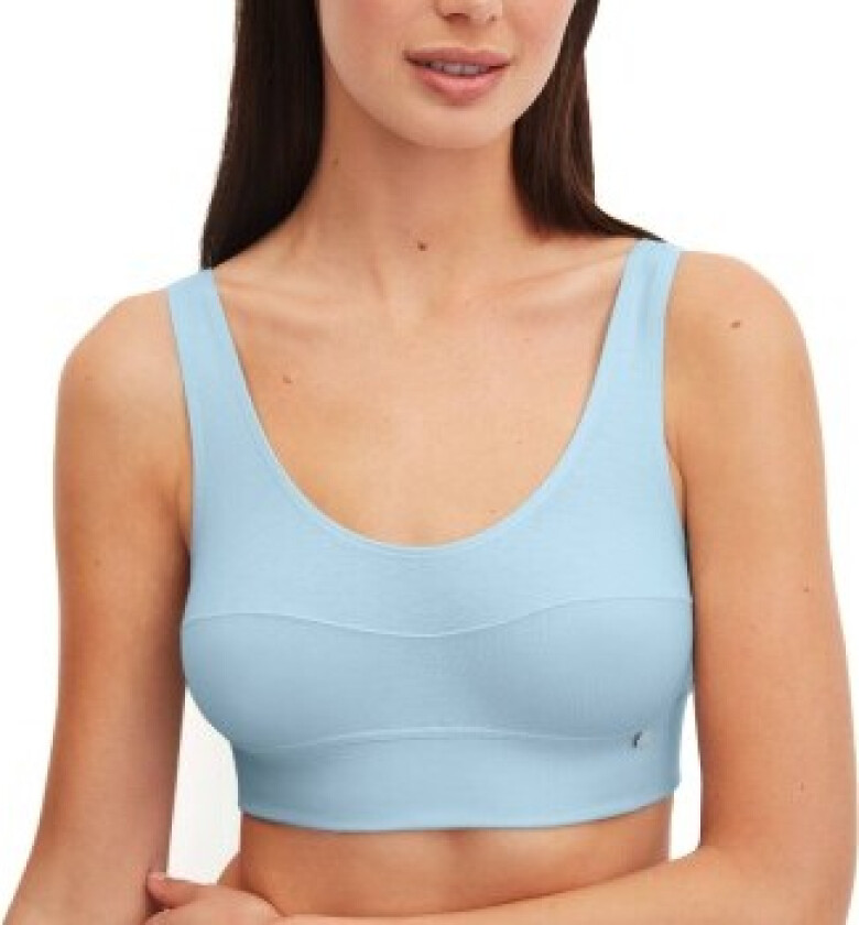 BH Elastic Top Isblå bomull Medium Dame