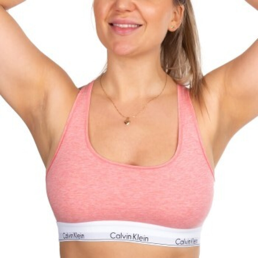 BH 2P Modern Cotton Bralette D1 Mørkrosa Small Dame