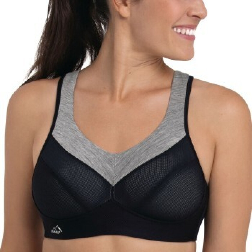 BH Active Wool Sport Bra Svart A 80 Dame