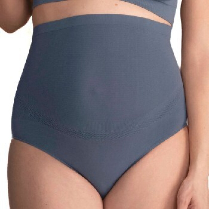 Seamless Maternity Briefs Grå polyamid Small Dame