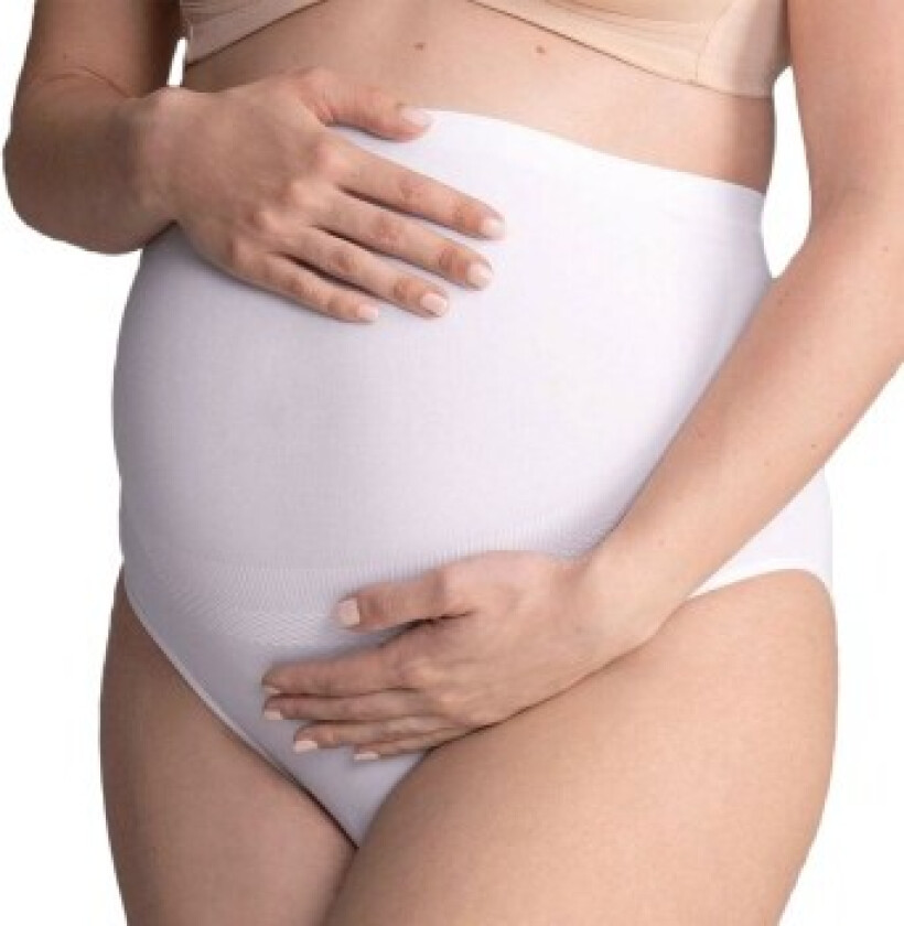 Seamless Maternity Briefs Hvit polyamid Large Dame