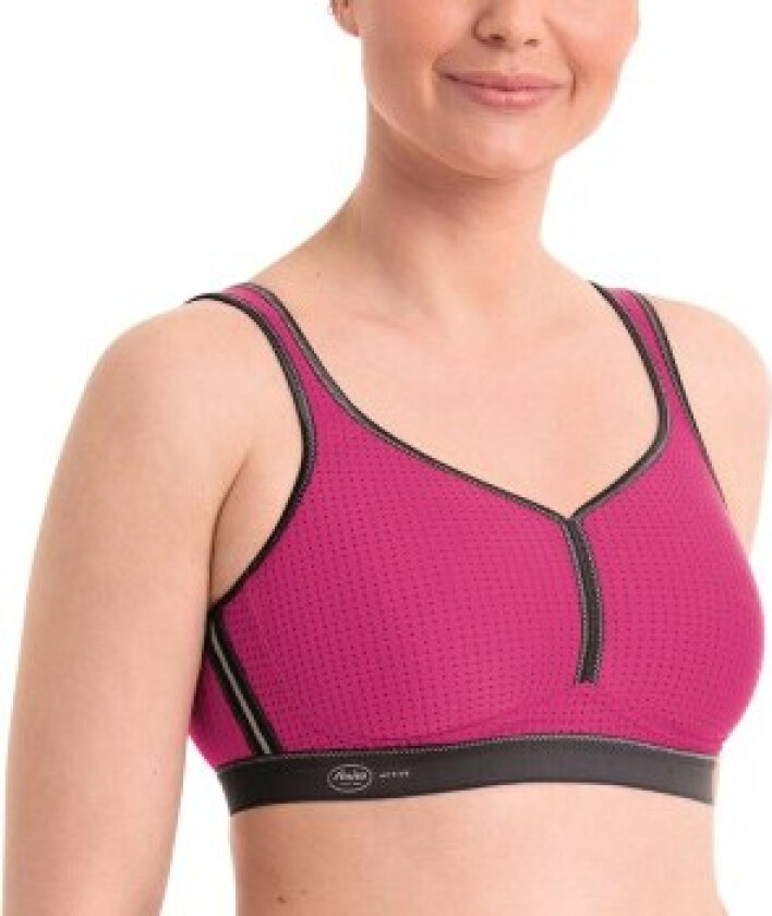 BH Active Performance Sports Bra Grå/Rosa C 70 Dame