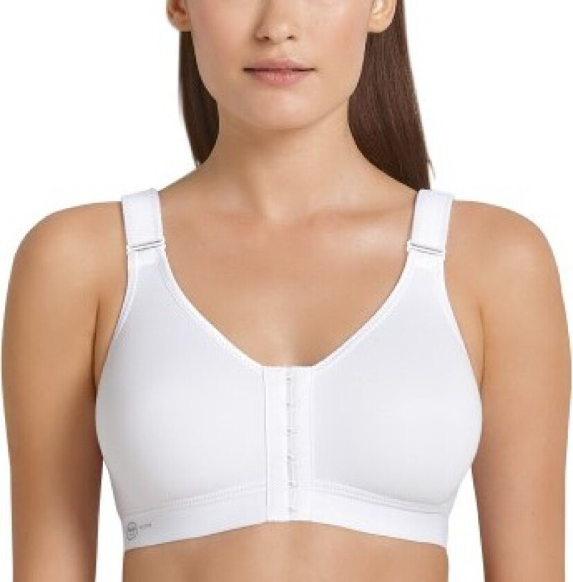 BH Active Front Closure Sports Bra Hvit A 65 Dame