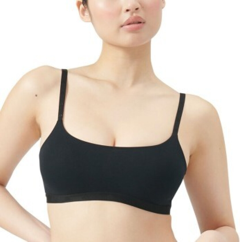 BH Sport Active Essentials Scoop Bralette Svart bomull Large Dame