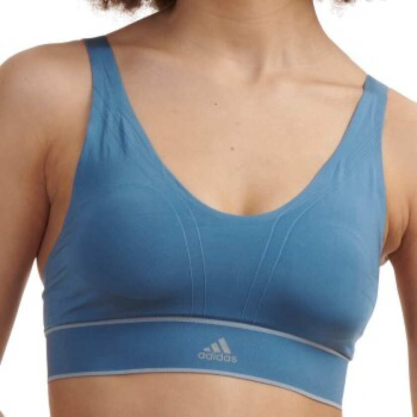 BH 40GG Seamless Plunge Bra Blå Large Dame