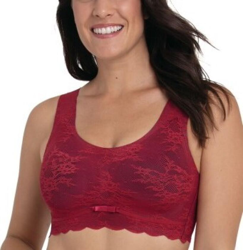 BH Essentials Lace Bralette Rød X-Large Dame