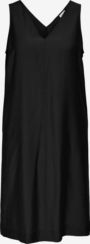 Kjole carJoanna S/L V-neck Calf Dress Wvn - Svart