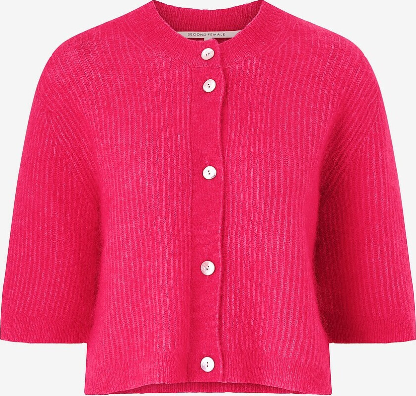 Kardigan Andrea Knit Rib Cardigan - Rosa