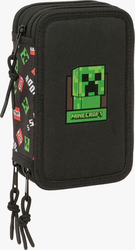 Fylt Trippelpennal 37 Deler, Svart - Pennal - Polyester