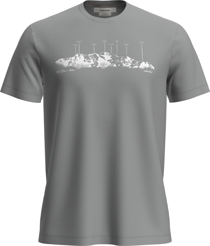 Men's Merino 150 Tech Lite Ss Tee The Peaks Proto Grey