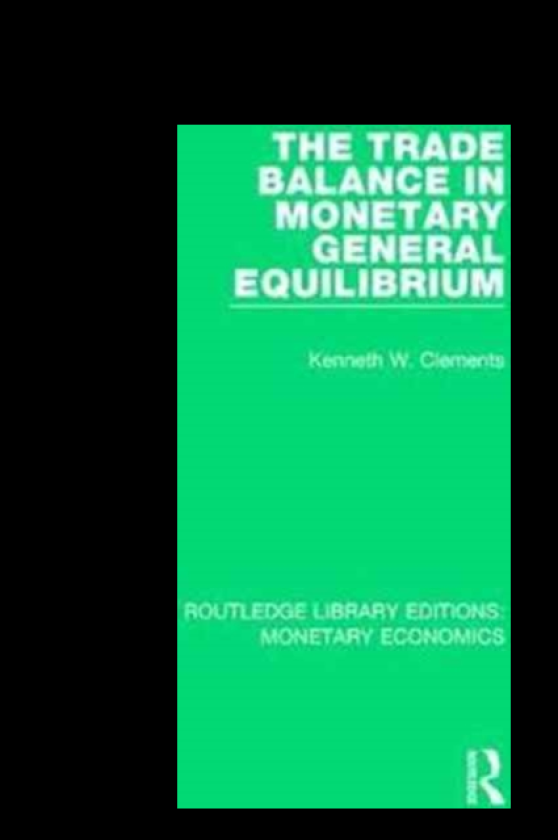The Trade Balance in Monetary General Equilibrium