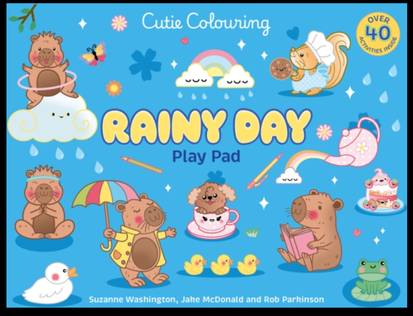 Rainy Day Cuties Play Pad: PeelOff Paper Fun
